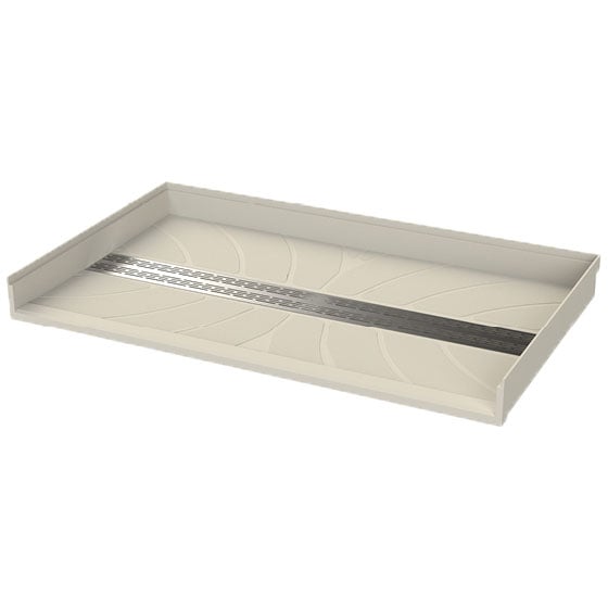 Middle Trench Drain Shower Base